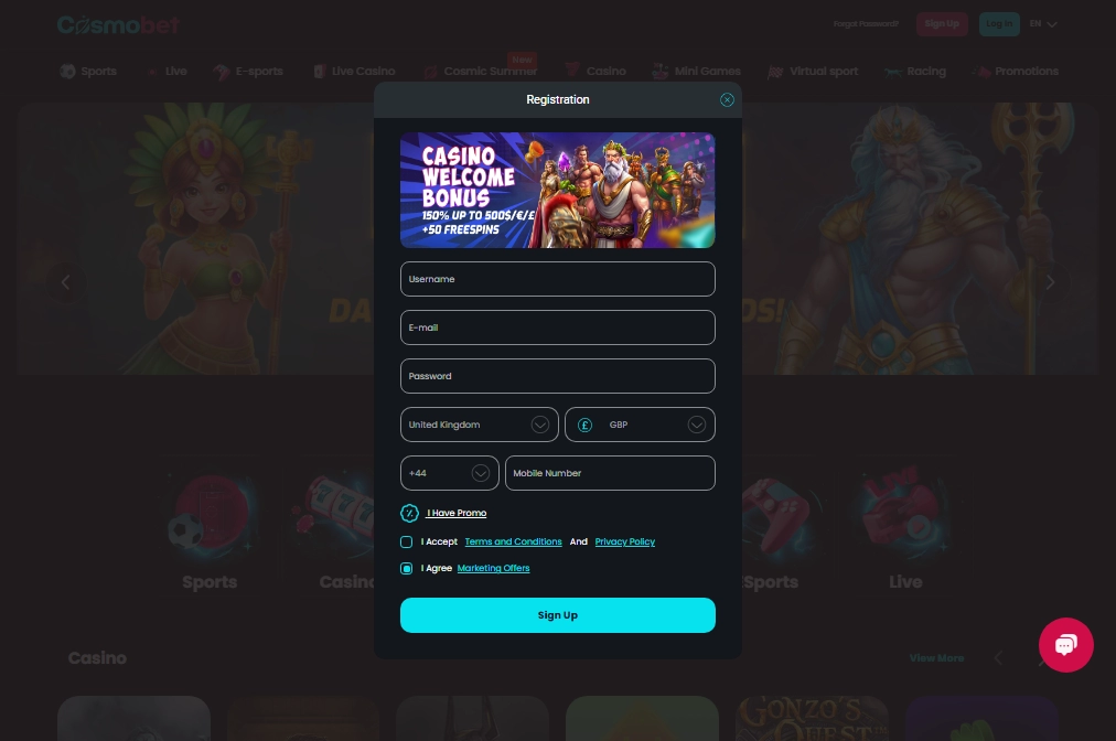 Cosmobet Casino